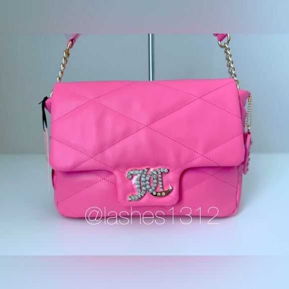 JUICY COUTURE Bag Brighter Than A Diamond Shoulder Bag - Pink - Picture 2 of 8